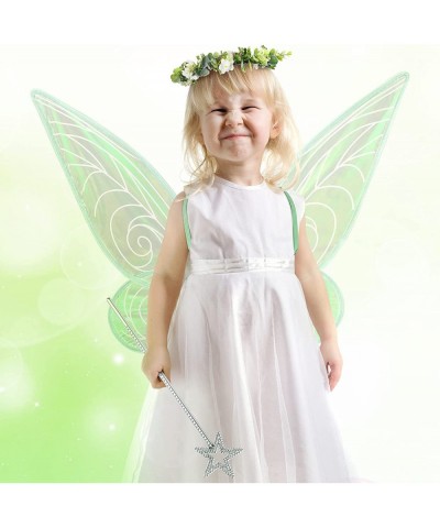 Fairy Wings with Fairy Star Wand Floral Headband for Girls Women Halloween Costume Angel Wings Dress Up Party Favor $38.43 Ki...