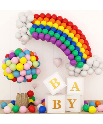 600pcs Balloons Assorted Colors 12 Inch 15 Colors Rainbow Latex Balloon Bulk Party Balloons for Birthday Baby Shower Annivers...