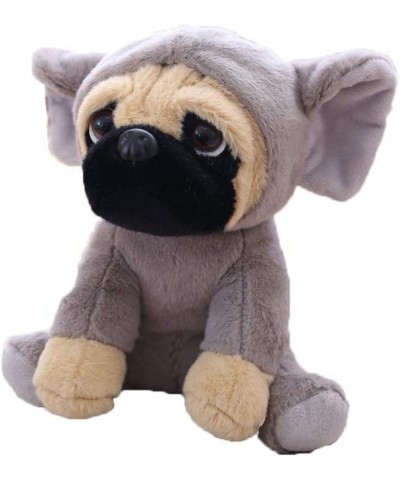 Cute Pug Stuffed Animal Cosplay as Gray Elephant Plush Toys Soft Pug Dog Toy in Elephant Costume Great Plushies Toys Stuffed ...