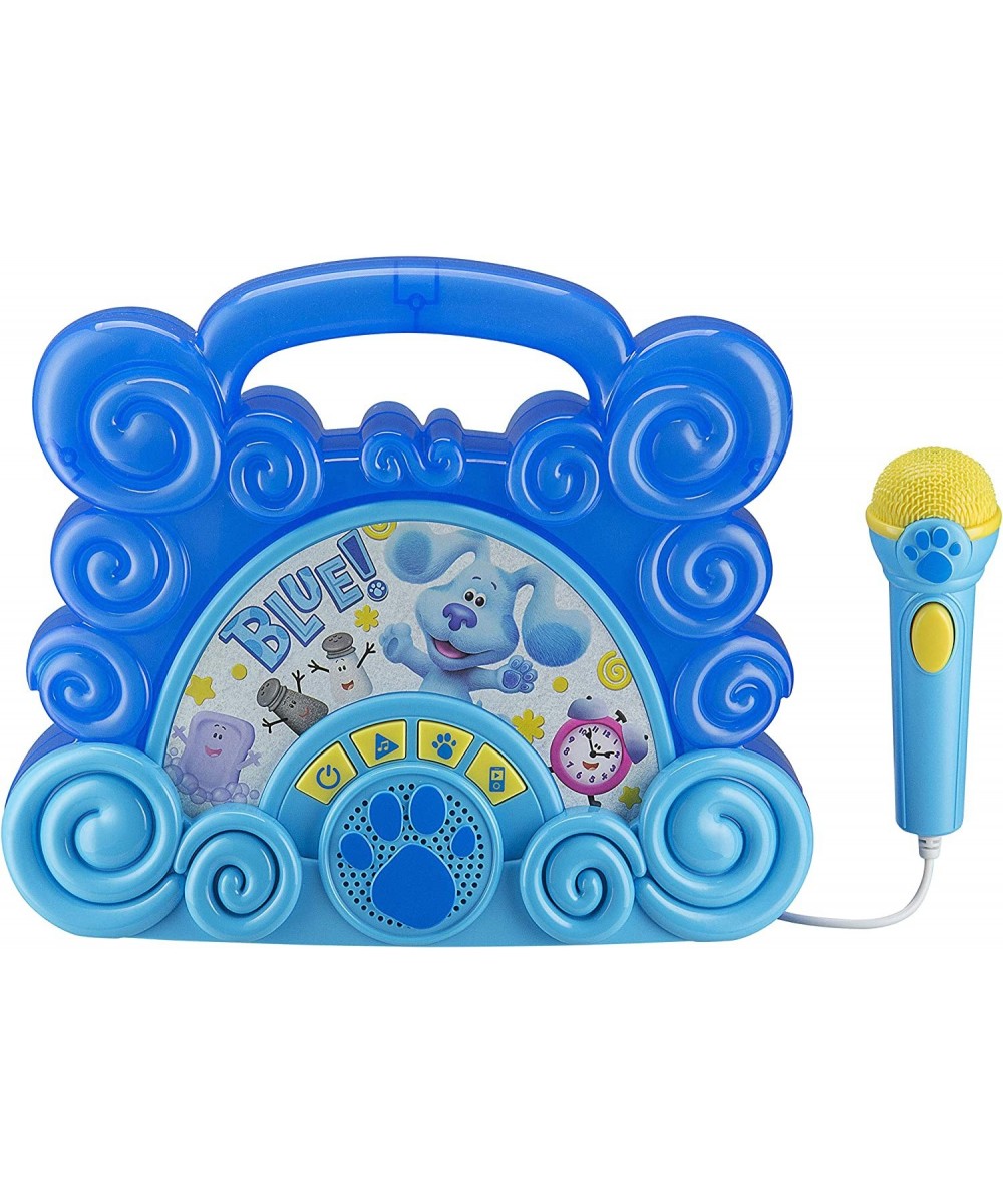 Blues Clues Sing Along Boom Box Speaker with Microphone for Fans of Blues Clues Toys Kids Karaoke Machine with Built in Music...