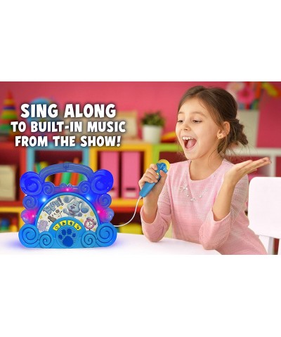 Blues Clues Sing Along Boom Box Speaker with Microphone for Fans of Blues Clues Toys Kids Karaoke Machine with Built in Music...