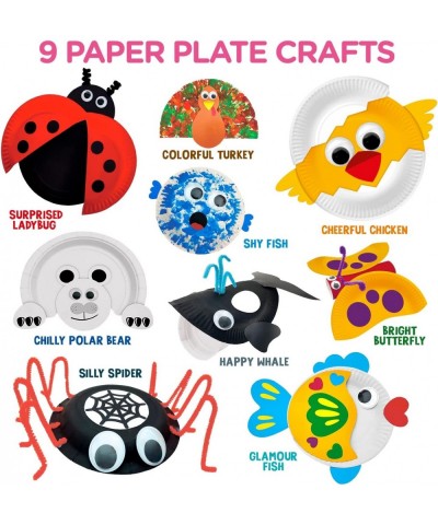 Arts and Crafts for Toddlers Create Animal Crafts from Paper Plates Includes All Supplies and Instructions Best Craft Project...