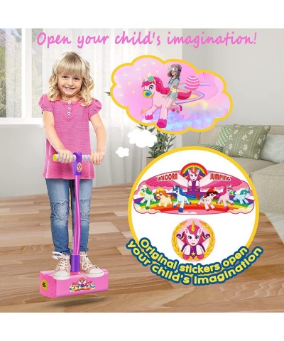 Foam Pogo Stick for Kids Toddlers Durable and Fun Jumper with Unicorn or Dinosaur Stickers for Girls Ages 3 and up Indoor | O...