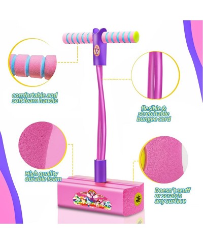 Foam Pogo Stick for Kids Toddlers Durable and Fun Jumper with Unicorn or Dinosaur Stickers for Girls Ages 3 and up Indoor | O...