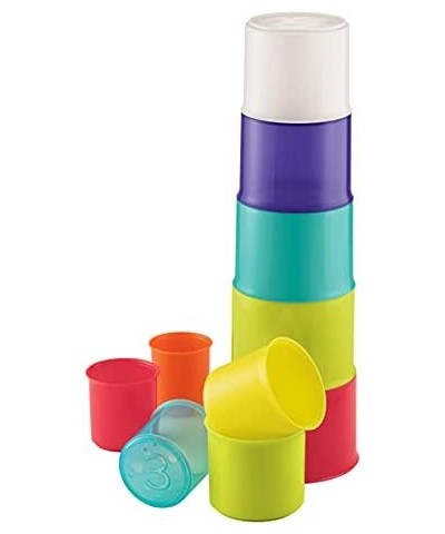 Stacking Cups Sensory Problem-Solving and Hand-Eye Coordination Baby Toy 10 Colorful Cups with Numbers Amazon Exclusive by Ju...