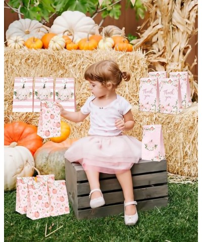 Pumpkin Candy Bags Little Pumpkin Baby Shower Party Gift Bags Girl Fall Birthday Thanksgiving Party Favor Bags Party Supplies...