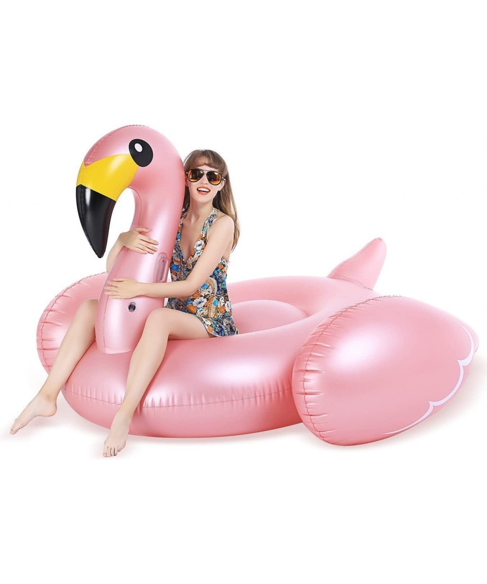 Giant Inflatable Flamingo Pool Float with Fast Valves Summer Beach Swimming Pool Floatie Lounge Floating Raft Party Decoratio...