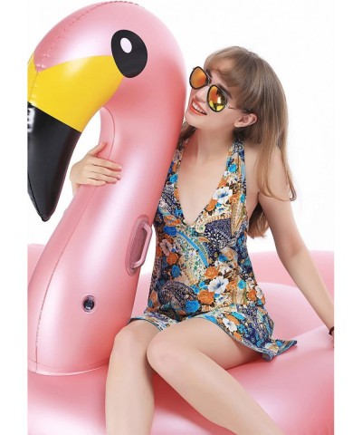 Giant Inflatable Flamingo Pool Float with Fast Valves Summer Beach Swimming Pool Floatie Lounge Floating Raft Party Decoratio...