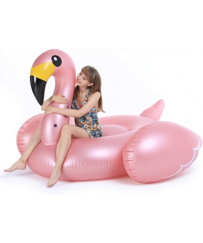 Giant Inflatable Flamingo Pool Float with Fast Valves Summer Beach Swimming Pool Floatie Lounge Floating Raft Party Decoratio...