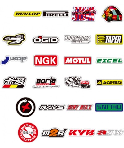 100PCS Racing Stickers Dirtbike Automotive Sticker Pack Car Brand Logo Vinyl Stickers Auto Waterproof Stickers and Decals for...