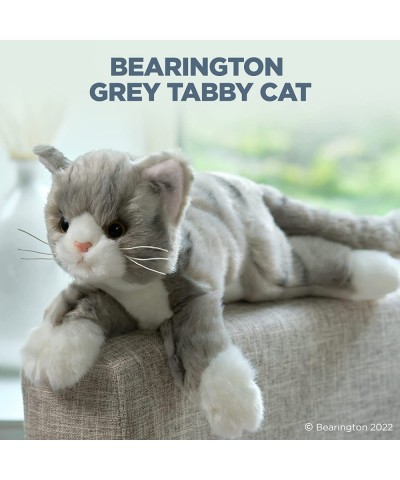 Bearington Socks Plush Stuffed Animal Grey Striped Tabby Cat Kitten 15 Inch $46.95 Stuffed Animals & Teddy Bears