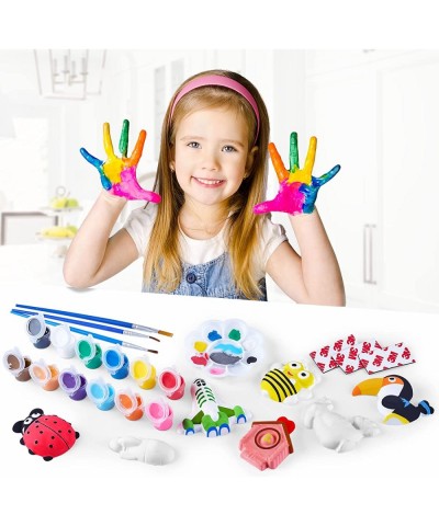 Kids Arts and Crafts Set Painting Kit STEAM Creative Activity DIY Toys for Boys Girls Toddlers Ceramics Plaster Painting Inse...