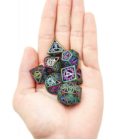 DND Metal polyhedral dice Set New Hollow Mechanical air Dungeons and Dragons RPG Role Playing dice $45.86 Game Accessories