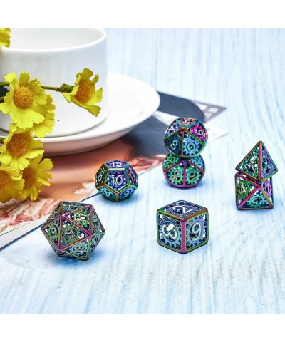 DND Metal polyhedral dice Set New Hollow Mechanical air Dungeons and Dragons RPG Role Playing dice $45.86 Game Accessories