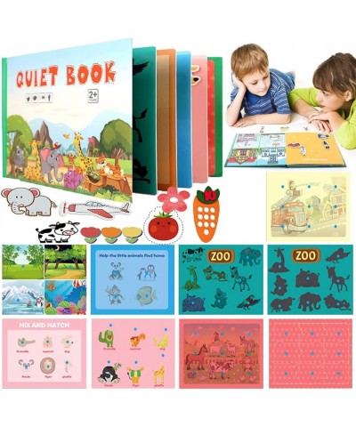 Preschool Learning Quiet Book for Toddlers Montessori Activity Toys Busy Book Educational Learning Toy for Toddlers 3-6 Trave...