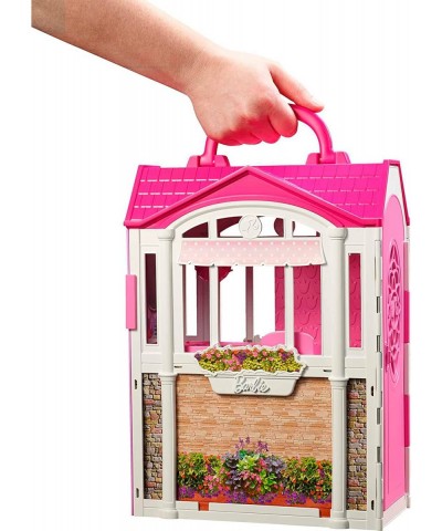 Glam Getaway Portable Dollhouse 1 Story with Furniture Accessories and Carrying Handle for 3 to 7 Year Olds $75.52 Dollhouses