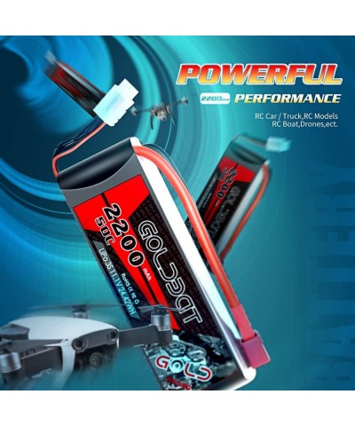 11.1V 2200mAh 3S 50C Lipo Battery with Deans Plug for RC Evader BX Car RC Truggy RC Truck RC Airplane (2 Pack) $56.93 Hobby R...