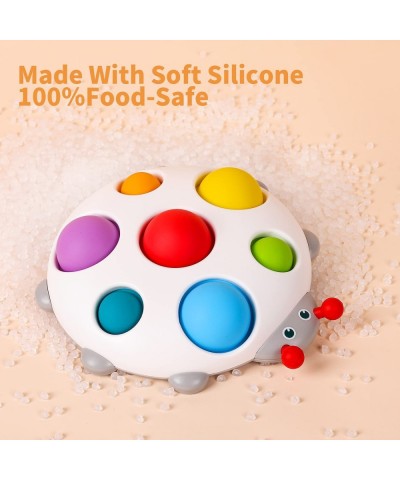 3PCS Suction Cup Spinner Toy with 1 Farm Silicone Flipping Busy Board Toy（not for Children Under 3 yrs） $39.09 Bathtub Toys