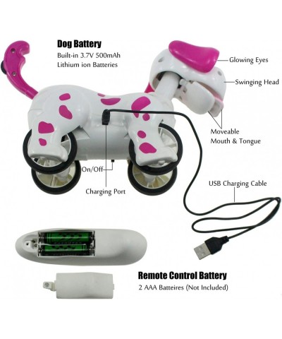 Cute RC Dogs Remote Control Puppy Pup Animal Toys Kids Toddler Electronic Pets Birthday (Pink) $48.45 Electronic Pets