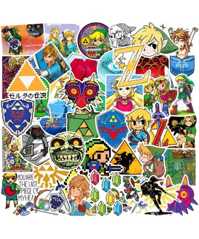 Stickers for The Legend of Zelda|47 Pcs|Cute Anime Laptop Stickers for Car Water Bottles Switch Hydroflasks Computer Waterpro...