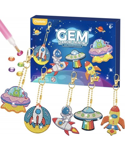 Arts and Crafts for Kids Ages 8-12 - 5D Diamond Painting Kits for Kids - Create Your Own Gem Keychains by Number DIY Craft Gi...