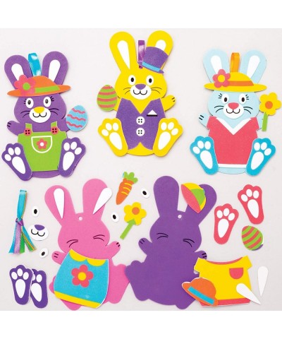 AT399 Easter Bunny Mix & Match Ornaments Kits - Pack of 8 Ideal for Kids' Arts and Crafts Educational Toys Gifts Keepsakes $1...