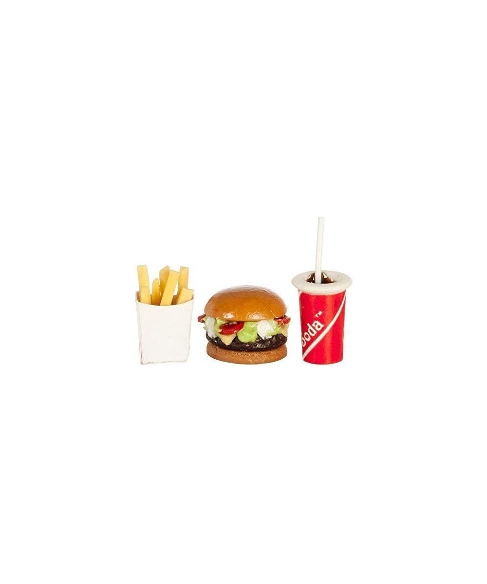 Dollhouse Miniature HAMBURGER/FRIES/DRINK $18.49 Dollhouse Accessories