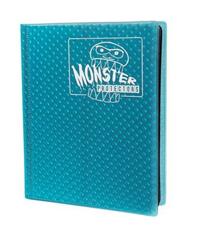 Monster 4 Pocket Trading Card Album- 20 Side Loading Theft Deterrent Padded Pages-Extra Protection -Deluxe Binder Holds 160 Y...