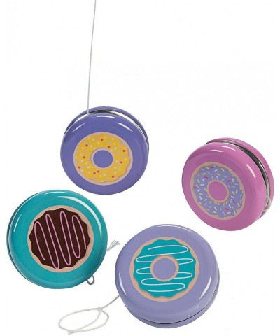 Donut Party Yo Yos - Set of 12 Toys - Party Favors and Giveaways for Kids $27.04 Yo-Yos