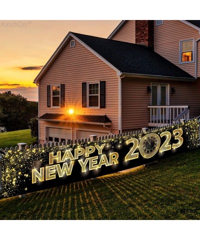 Xtralarge Happy New Year Banner 2023 - Happy New Year Yard Sign 120x20 Inch | Happy New Year Decorations 2023 | New Years Eve...