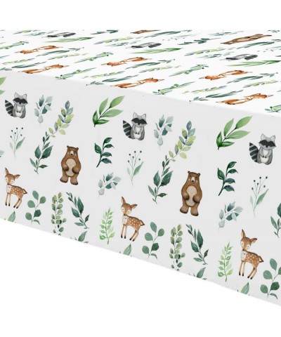 Woodland Tablecloth - Disposable Woodland Party Tablecover for Baby Shower & Birthday Party Supplies Woodland Creatures Baby ...