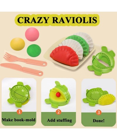 Play Dough Accessories Take Apart Dinosaur Toys for Kids 4 in 1 T-Rex Triceratops Dinosaur Toys Set Play Dough Tools Kit Hair...