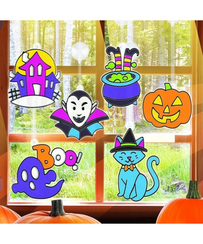 Halloween 18 PCS Window Sun Catchers DIY Paint Art and Craft Kit Art Project Set $17.66 Kids' Drawing & Writing Boards