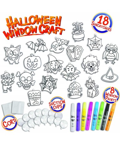 Halloween 18 PCS Window Sun Catchers DIY Paint Art and Craft Kit Art Project Set $17.66 Kids' Drawing & Writing Boards