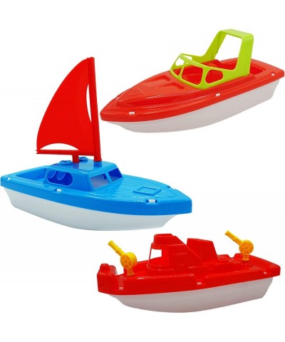 Toy Boat Bath Toys for Kids & Toddlers 3 Pcs Floating Toy Boats for Bathtub Kids Pool Toys Beach Toys $27.53 Kids' Play Boats