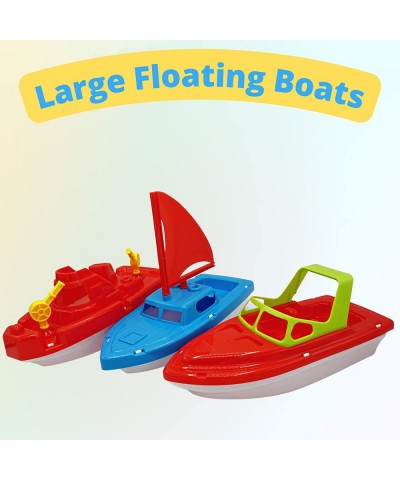 Toy Boat Bath Toys for Kids & Toddlers 3 Pcs Floating Toy Boats for Bathtub Kids Pool Toys Beach Toys $27.53 Kids' Play Boats