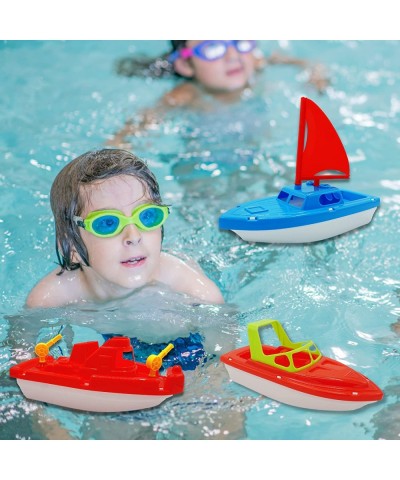 Toy Boat Bath Toys for Kids & Toddlers 3 Pcs Floating Toy Boats for Bathtub Kids Pool Toys Beach Toys $27.53 Kids' Play Boats