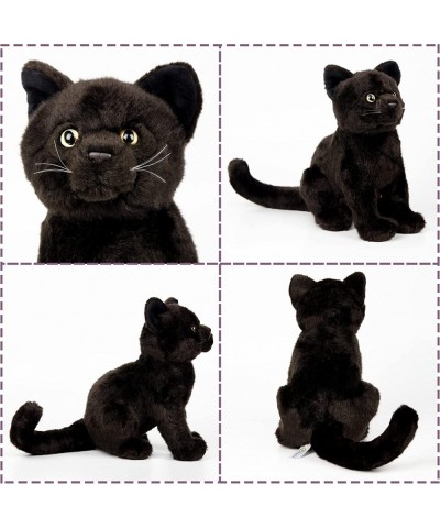 Black Cat Plush Realistic Black Cat Stuffed Animal Pillow Cute Plush Toy Gifts for Birthday/Halloween/Christmas 9 inch $37.65...