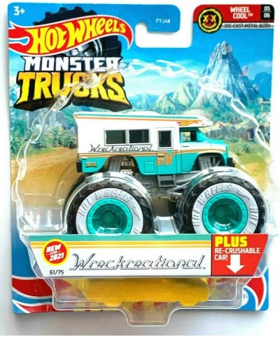 Hotwheels Monster Trucks Wreckreational re-Crushable 61/75 (1:64 Scale) $42.14 Nature Exploration Toys