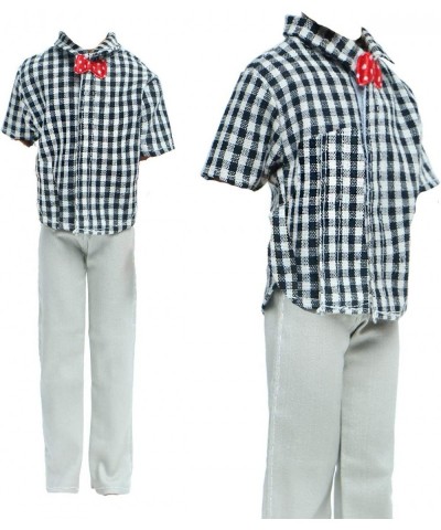 5 Sets Casual Wear Shirt Trousers Doll Clothes for Boy Dolls $21.67 Doll Accessories