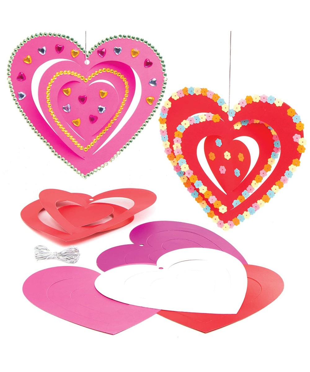 AT541 Heart Spiral Ornaments - Pack of 12 Creative Valentine's Day Art and Craft Supplies for Kids to Make and Decorate $16.9...