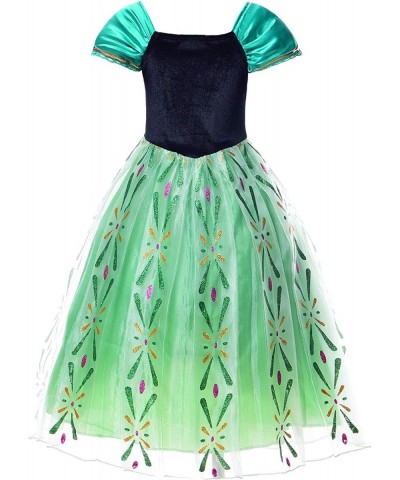 Little Girls Green Princess Snow Party Costume Halloween Cosplay Dress (3T Green) $49.82 Kids' Costumes