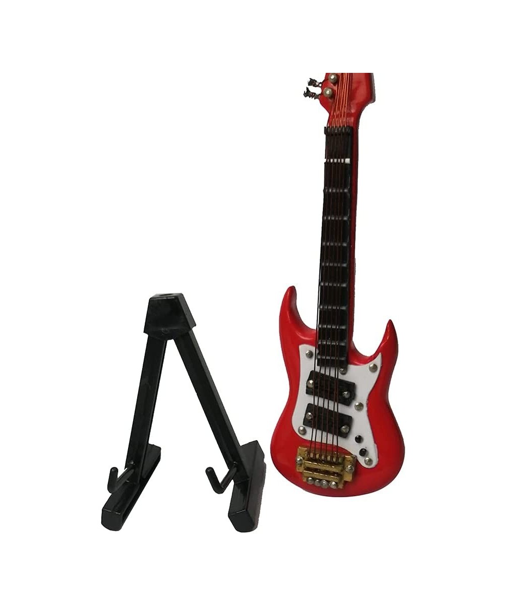 Mini Guitar Ornaments Mini Musical Instrument Guitar Model Holiday Dollhouse Model Home Decoration (GE23R-10) $29.87 Dollhous...