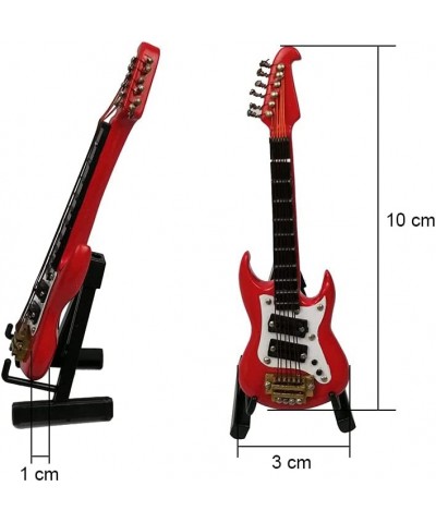 Mini Guitar Ornaments Mini Musical Instrument Guitar Model Holiday Dollhouse Model Home Decoration (GE23R-10) $29.87 Dollhous...