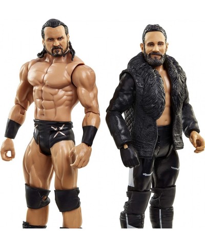 WWE Seth Rollins vs Drew McIntyre Championship Showdown 2-Pack 6-in / 15.24-cm Action Figures High Flyers Battle Pack for Age...