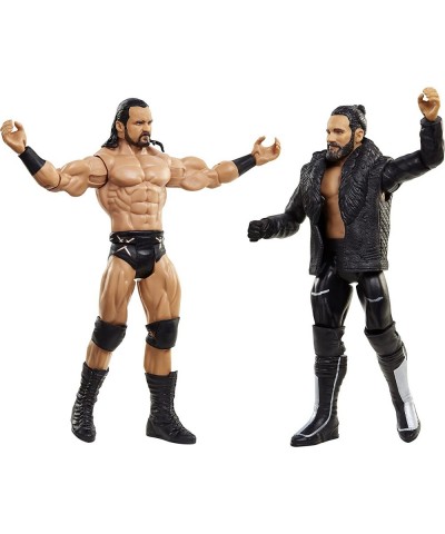 WWE Seth Rollins vs Drew McIntyre Championship Showdown 2-Pack 6-in / 15.24-cm Action Figures High Flyers Battle Pack for Age...