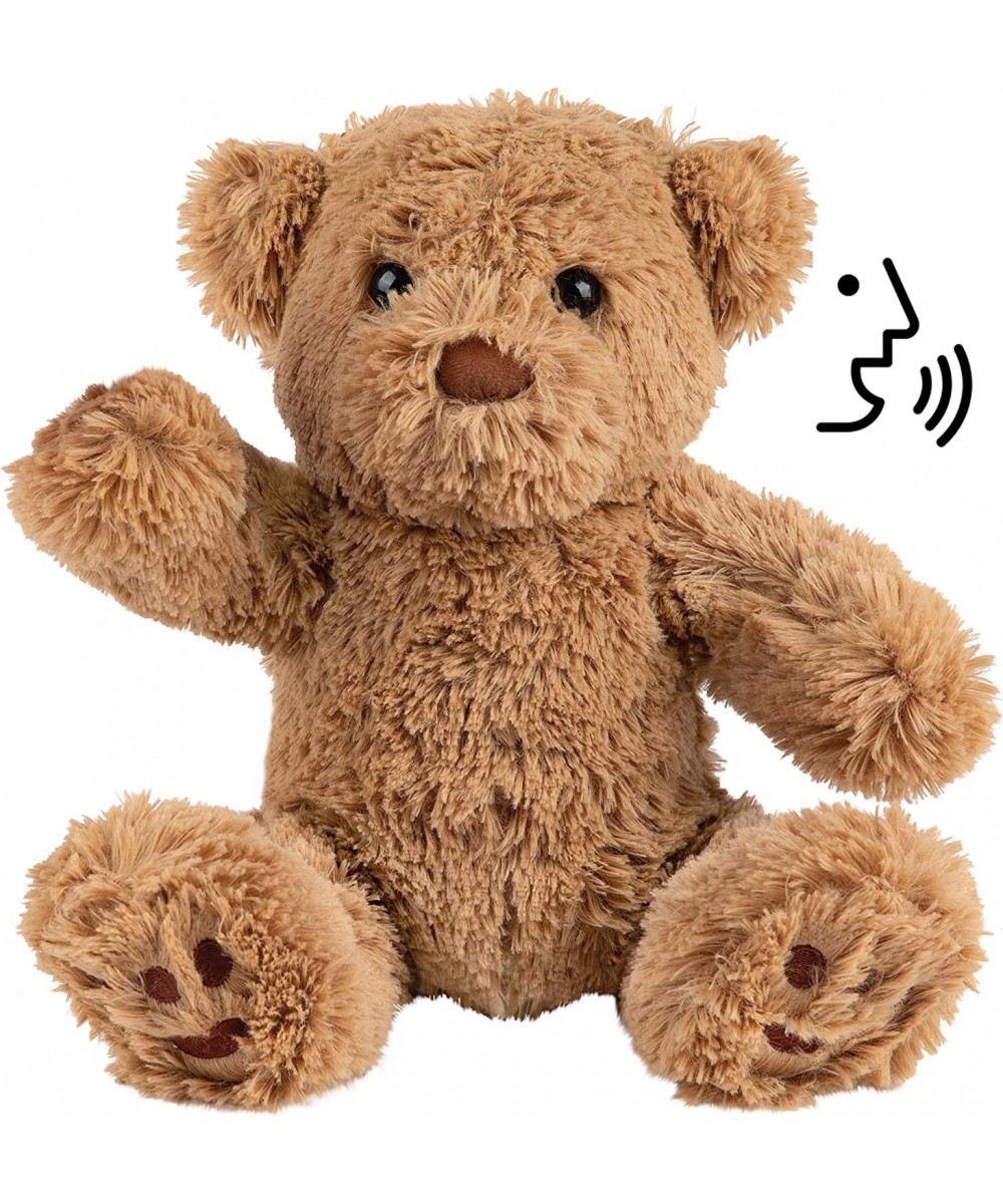 Breezy Beez Ultra Soft Plush Teddy Bear Stuffed Animal with One Press Play Voice Technology for 3 & Up - Unique Baby Gift for...