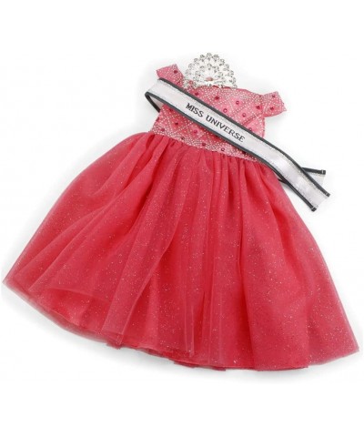 18 Inch Doll Clothes Clothing Ball Gown Costume Accessories | 3 PC 18" Doll Pageant Dress Outfit Play Gift Set with Sparkly S...