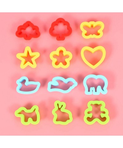 Kids Cutters Molds Plasticine Mould Clay Dough Cutters Molds Clay Dough Tools with Knife Roller for Toddler Children (Random ...