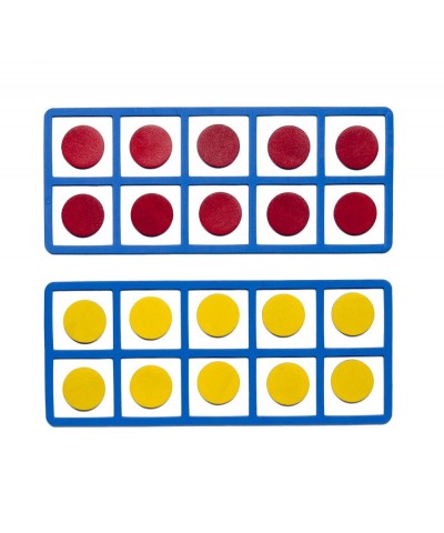 Giant Magnetic Foam Ten Frames - In Home Learning Manipulative for Early Math - 2 Frames with 20 Disks - Teach Number Concept...